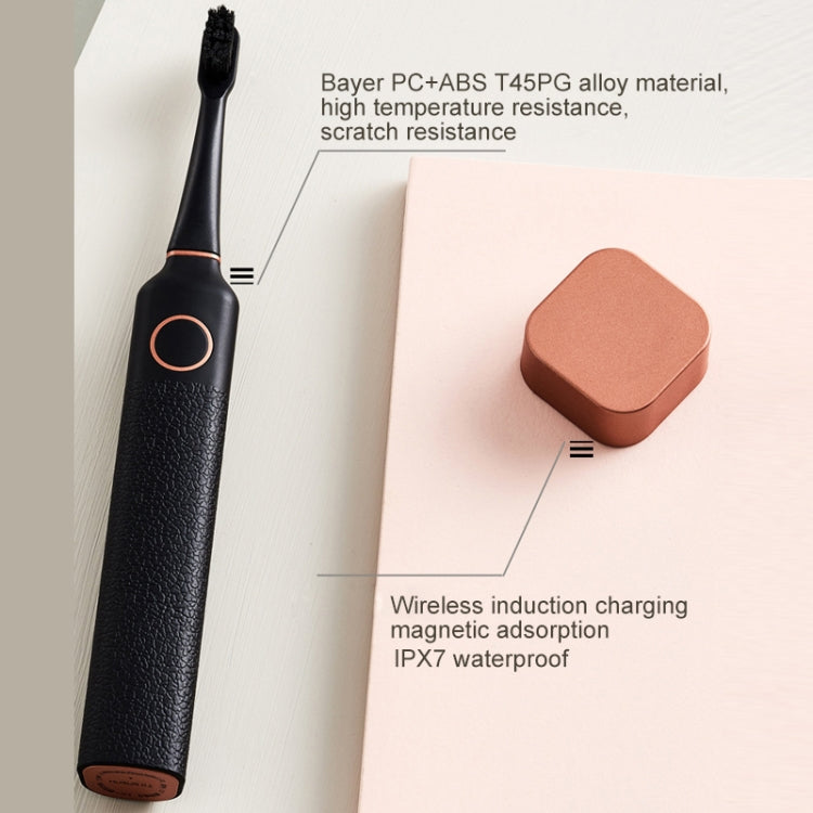 DC 3.7V 1.5W IPX7 Waterproof Charging Sonic Wave Electric Clean Soft Toothbrush for Adult