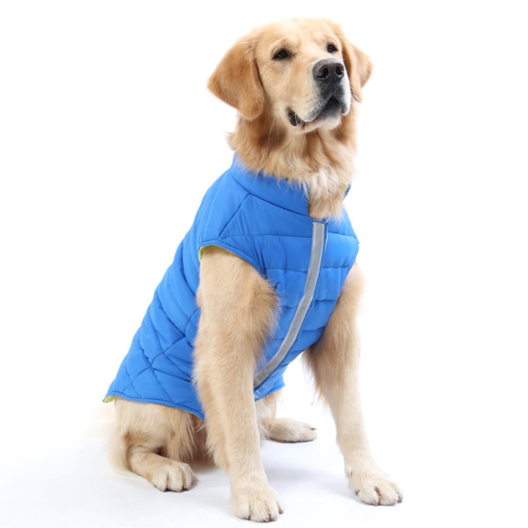 New Autumn and Winter Style Lovely Bone Pattern Pet Dog Reversible Cotton Garment Size: L, Bust: 64-72cm, Neck: 39-44cm