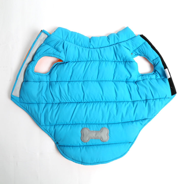 New Autumn and Winter Style Lovely Bone Pattern Pet Dog Reversible Cotton Garment Size:XL, Bust: 76-84cm, Neck: 47-52cm