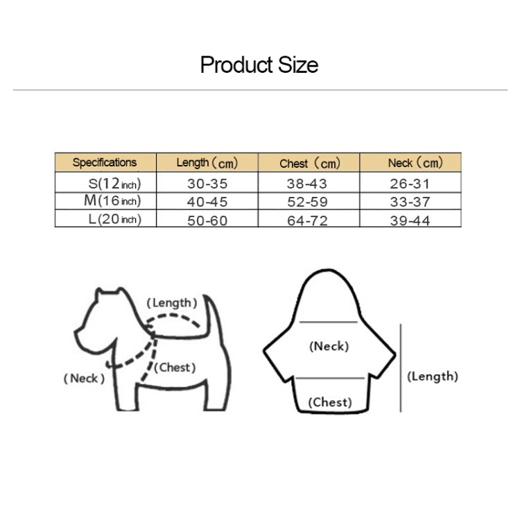 New Autumn and Winter Style Golden Retriever Labrador Pet Dog Cotton Garment with Reflective Tape,Size: M, Bust: 52-59cm, Neck: 33-37cm