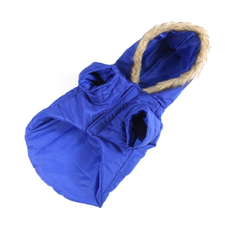 New Autumn and Winter Style Pet Embroidered Dog Thicken Warm Cotton Garment Size: S/M, Bust: 46-51cm, Neck: 31-35cm