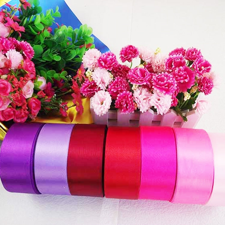5 PCS Pure Color DIY Manual Bowknot Gift Bouquet Ribbons Flowers Packaging Ribands, Size: 4.0cm*20m, Random Color Delivery