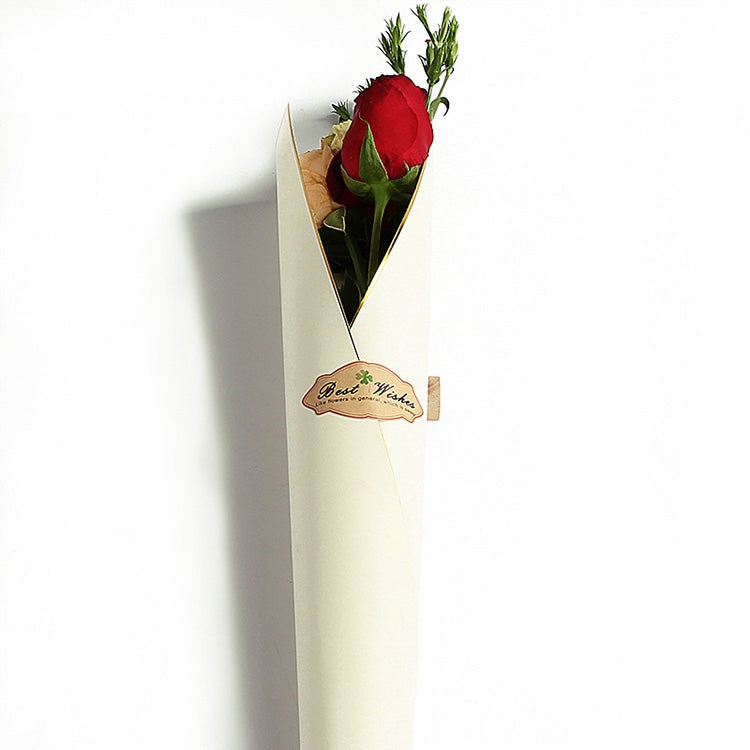 Single Flower Gift Bouquet Wrapping Paper DIY Manual Packaging Florist Paper, Size: 17*30*54cm