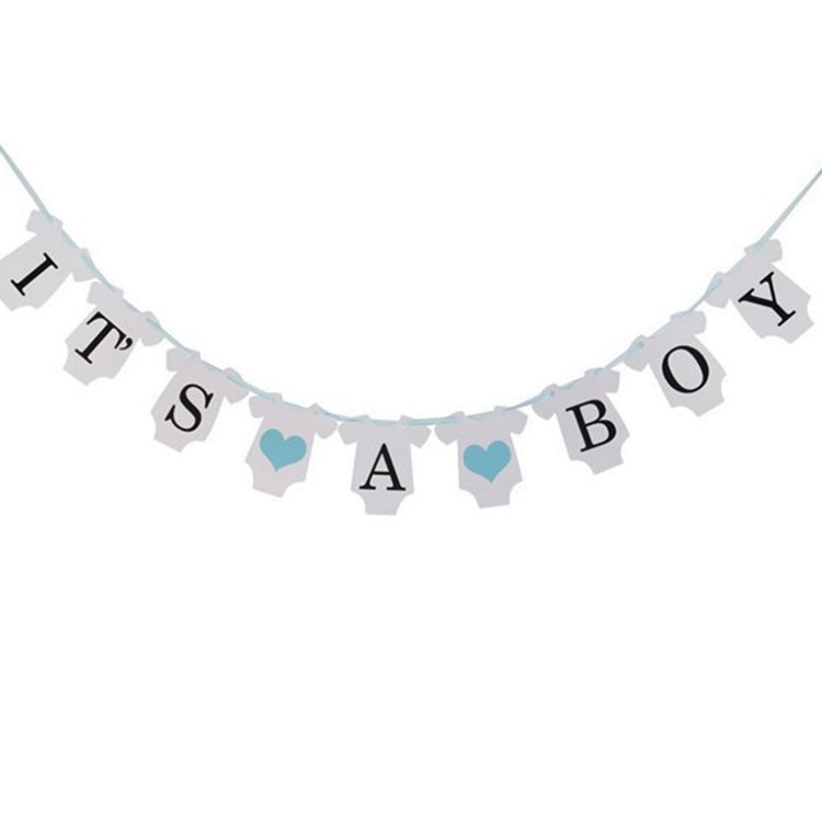 Craft Paper Baby Birthday Celebration Banner, Letter Style Birthday Banner Party Shooting Prop
