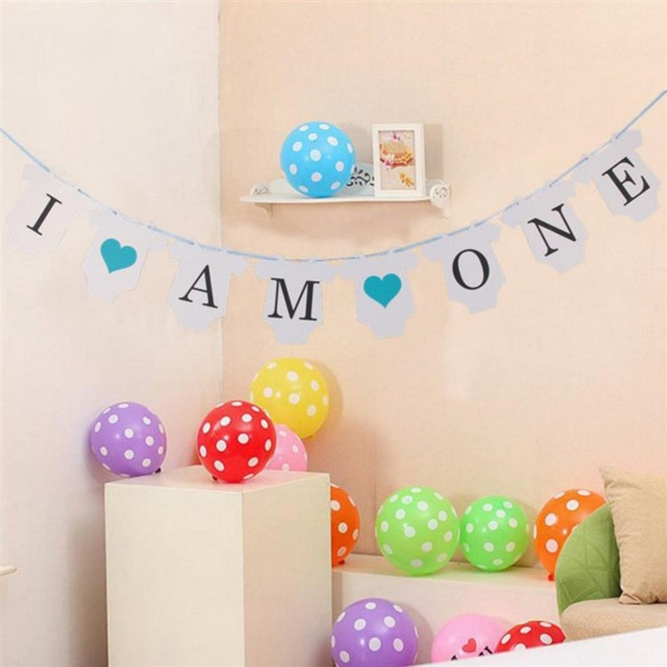 Craft Paper Baby Birthday Celebration Banner, Letter Style Birthday Banner Party Shooting Prop