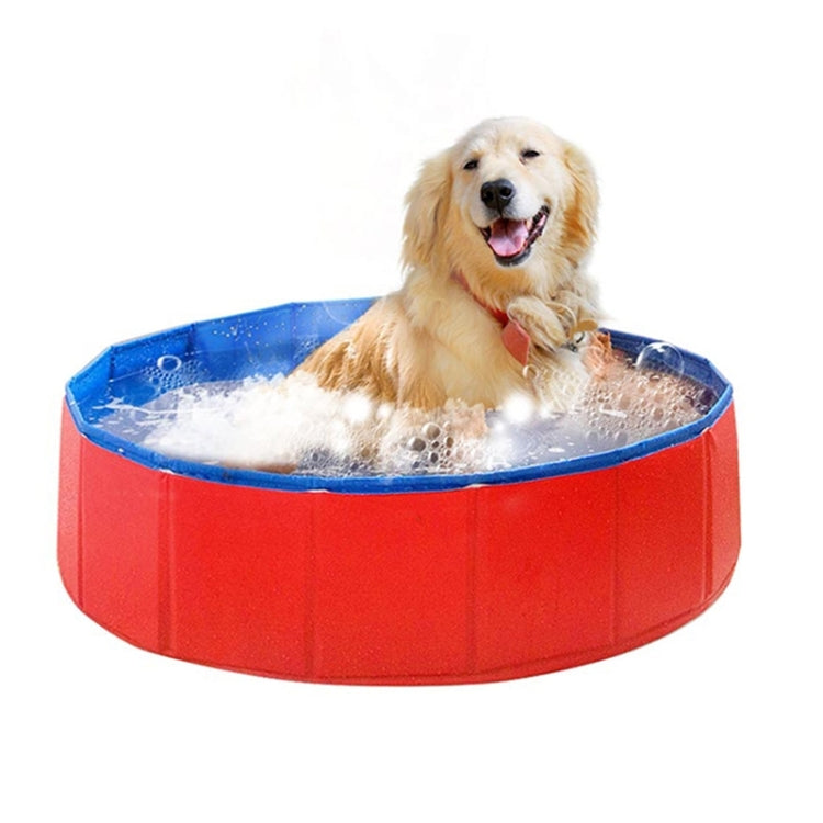 Pet Products Foldable Large Swimming Pool Bathtub for Dog and Cat Teddy,Diameter:80cm High:20cm