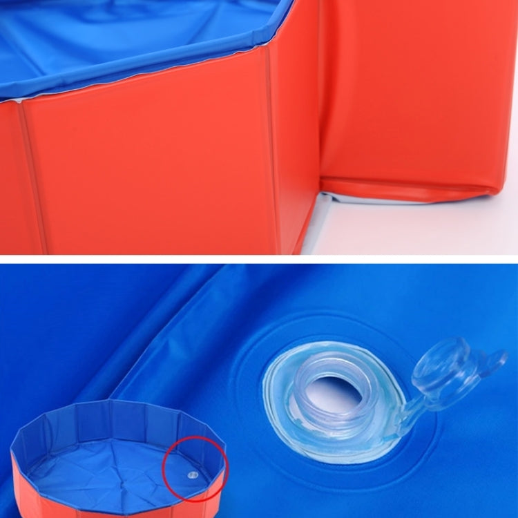 Pet Products Foldable Large Swimming Pool Bathtub for Dog and Cat Teddy,Diameter:80cm High:30cm