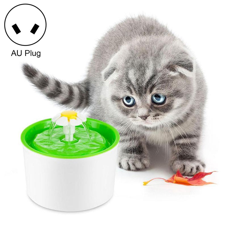 1.6L Automatic Electric Water Fountain Dog Cat Pet Drinker Bowl Drinking Fountain Dispenser, AU Plug