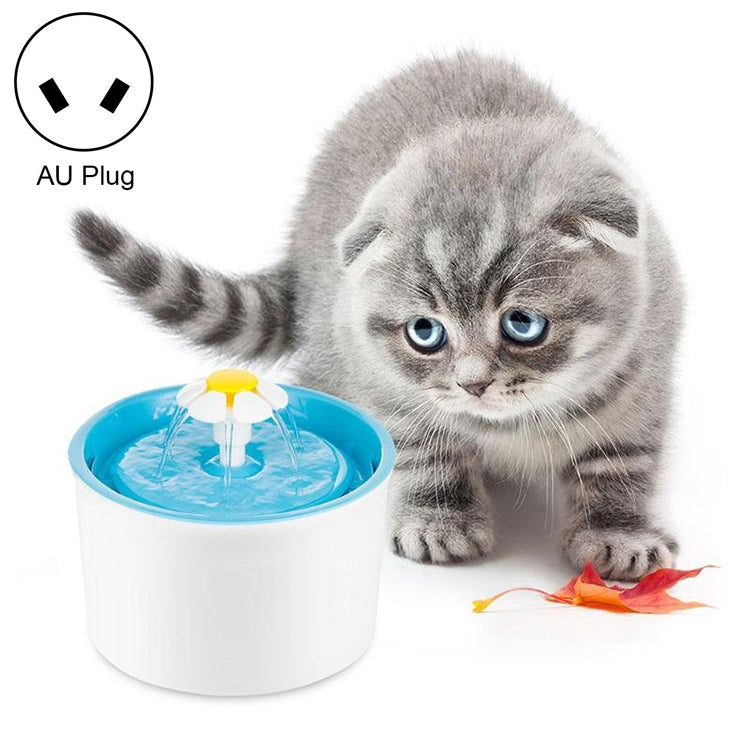 1.6L Automatic Electric Water Fountain Dog Cat Pet Drinker Bowl Drinking Fountain Dispenser, AU Plug