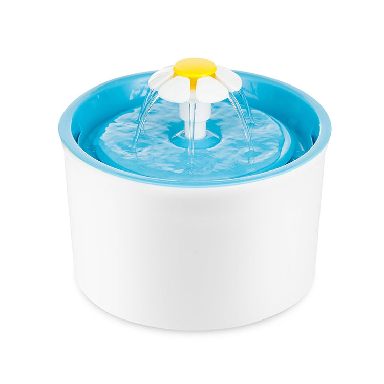 1.6L Automatic Electric Water Fountain Dog Cat Pet Drinker Bowl Drinking Fountain Dispenser, UK Plug
