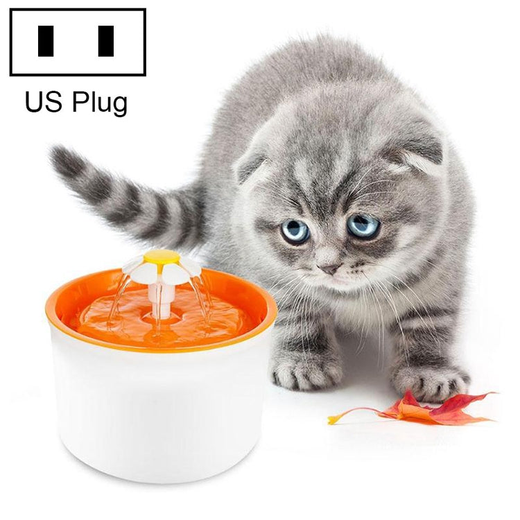 1.6L Automatic Electric Water Fountain Dog Cat Pet Drinker Bowl Drinking Fountain Dispenser, US Plug