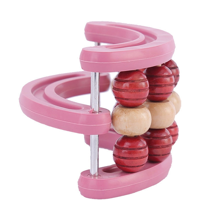 2 PCS Handheld Wooden Roller Massager