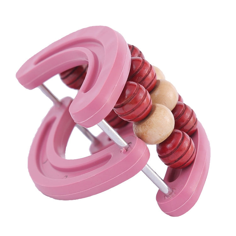 2 PCS Handheld Wooden Roller Massager