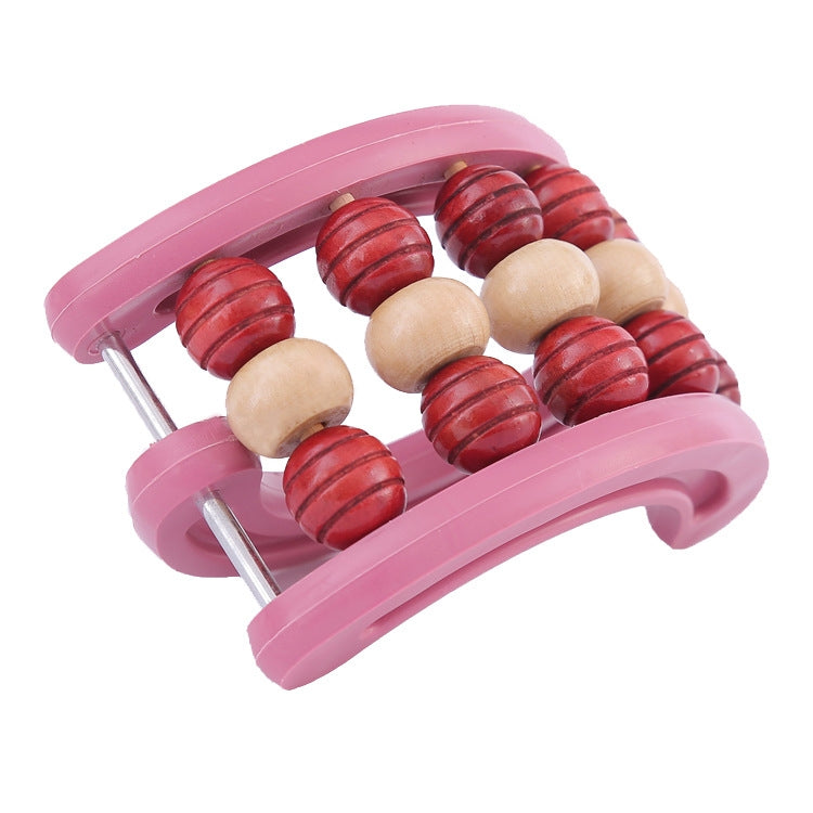 2 PCS Handheld Wooden Roller Massager