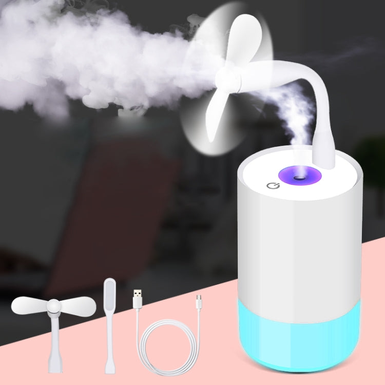 Multifunctional Household Vehicle Mute Air Humidifier Aromatherapy Machine Automatic Sprayer, Capacity: 320ml(Cyan)