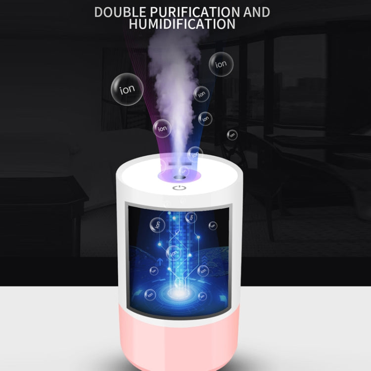 Multifunctional Household Vehicle Mute Air Humidifier Aromatherapy Machine Automatic Sprayer, Capacity: 320ml(Cyan)