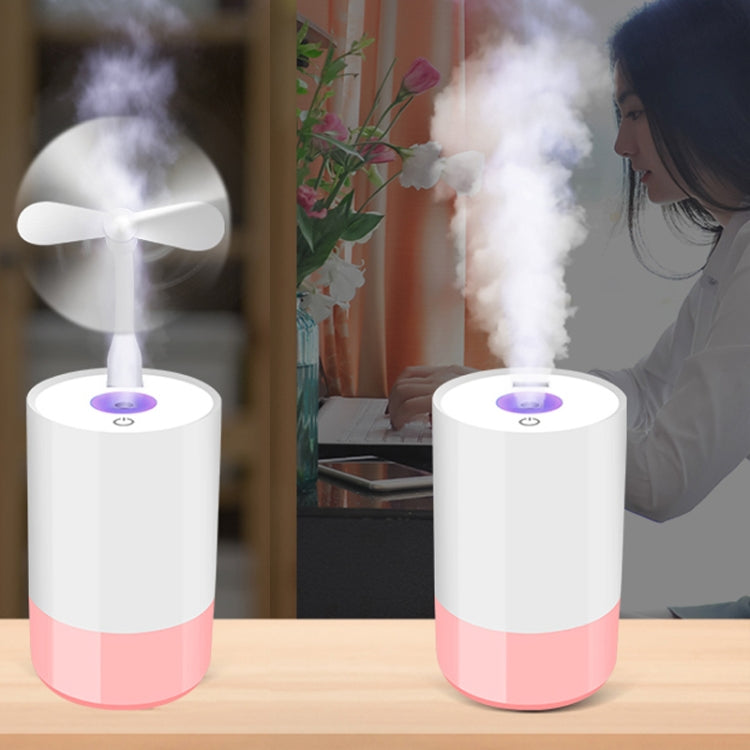 Multifunctional Household Vehicle Mute Air Humidifier Aromatherapy Machine Automatic Sprayer, Capacity: 320ml(Cyan)