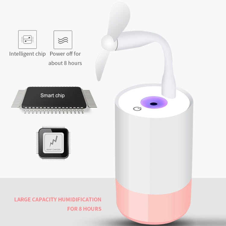 Multifunctional Household Vehicle Mute Air Humidifier Aromatherapy Machine Automatic Sprayer, Capacity: 320ml(Cyan)