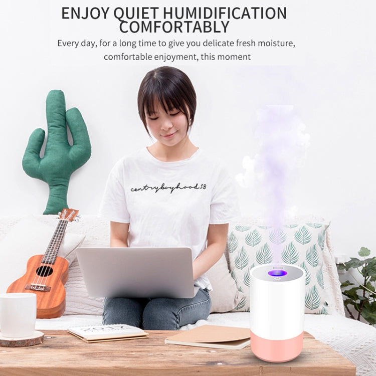 Multifunctional Household Vehicle Mute Air Humidifier Aromatherapy Machine Automatic Sprayer, Capacity: 320ml(Cyan)
