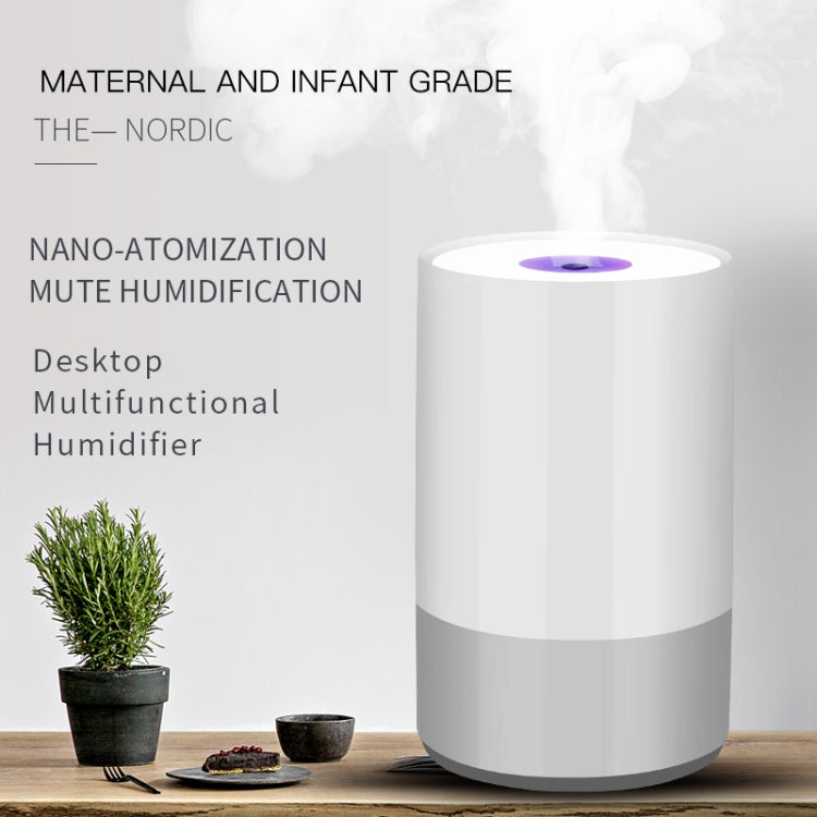 Multifunctional Household Vehicle Mute Air Humidifier Aromatherapy Machine Automatic Sprayer, Capacity: 320ml(Cyan)