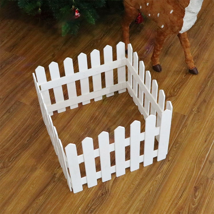 1.6m Christmas Tree Decoration Window Props Wooden Fence