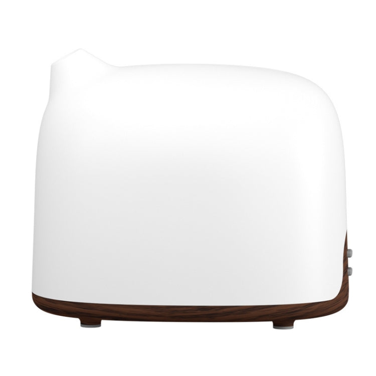 GX-02K Intelligent WIFI Wood-grain Air Humidifier Aromatherapy Essential Oil Diffuser Automatic Alcohol Sprayer, Dark Wood Grain,