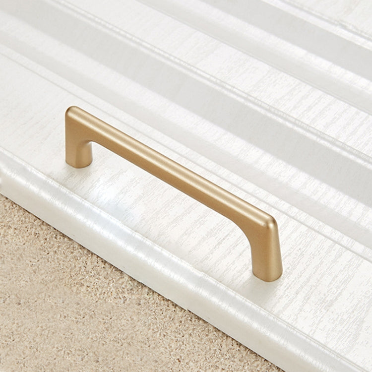 5 PCS 9011-96 Modern Simple Cabinet Door Handle Drawer Wardrobe Zinc Alloy Handle (Gold)