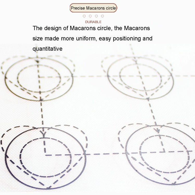 2 PCS Kitchen Multi-function Roast Macaron Sugar not Sticky Pad & Kneading Pad & Insulation Pad, Size: 40*30cm