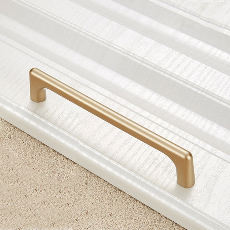 3 PCS 9011-128 Modern Simple Cabinet Door Handle Drawer Wardrobe Zinc Alloy Handle (Gold)