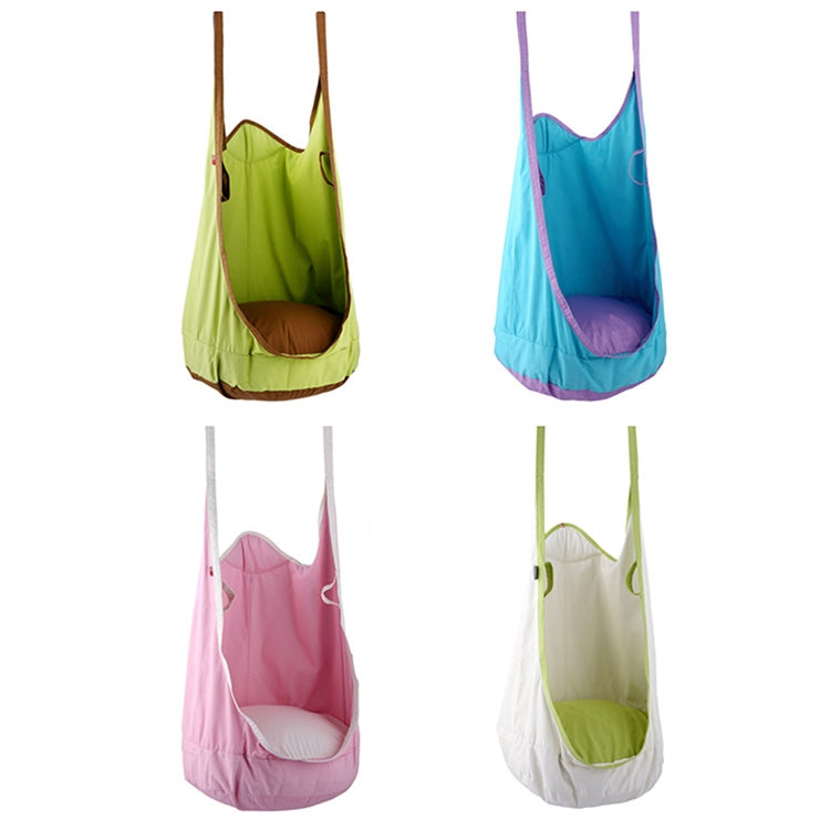 Adult and Children All-cotton Canvas Swing Indoor Housetop Hanging Hammock, Size: 55*75*145cm, Random Color Delivery