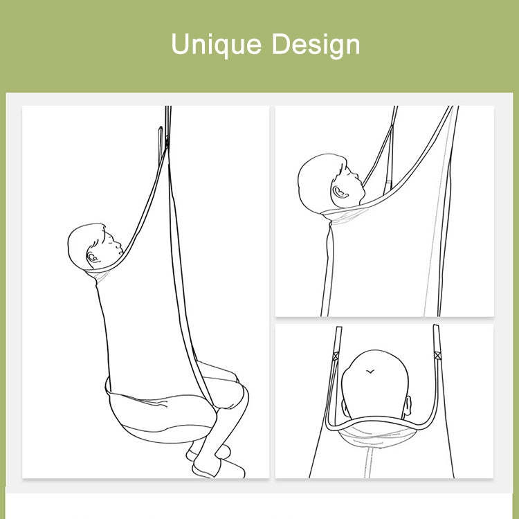 Adult and Children All-cotton Canvas Swing Indoor Housetop Hanging Hammock, Size: 55*75*145cm, Random Color Delivery