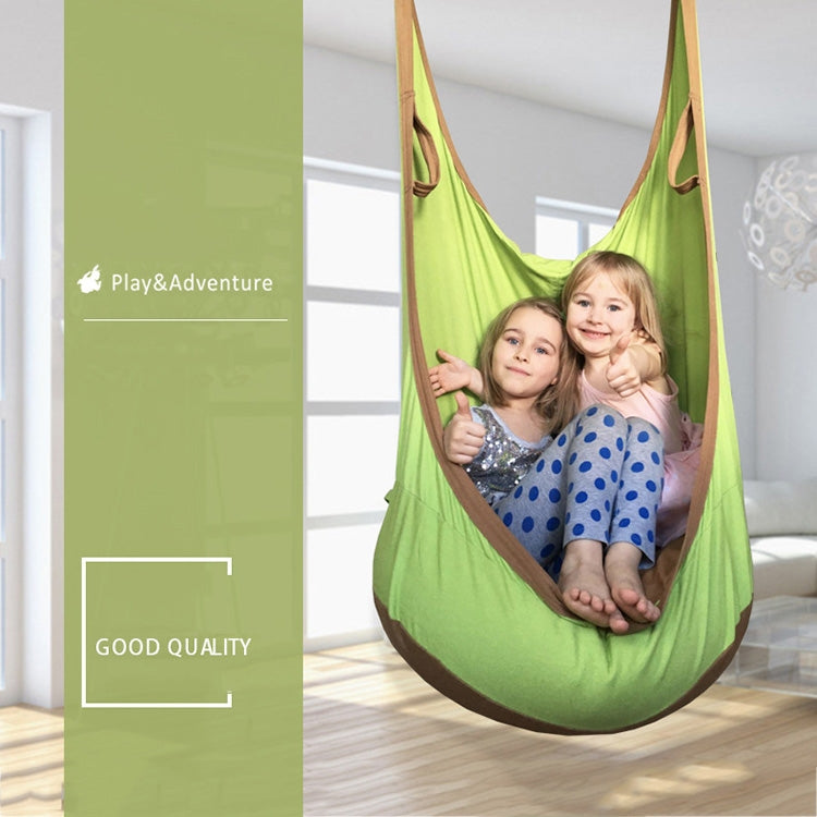 Adult and Children All-cotton Canvas Swing Indoor Housetop Hanging Hammock, Size: 55*75*145cm, Random Color Delivery