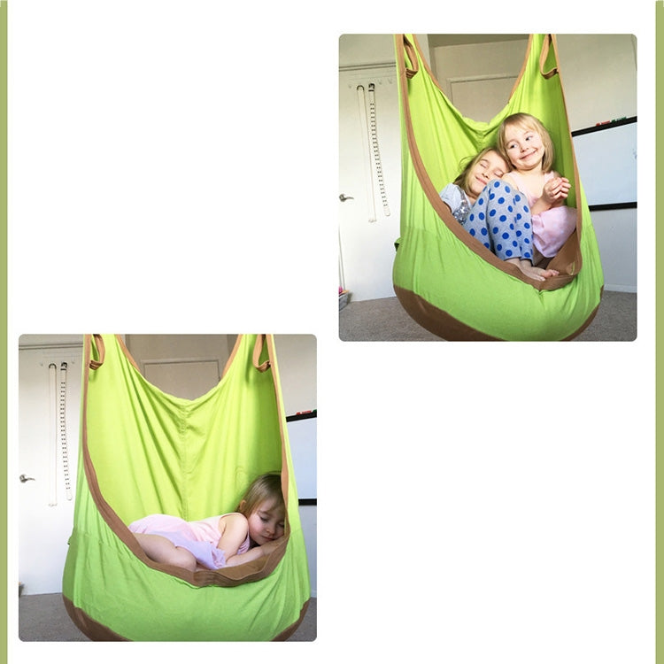 Adult and Children All-cotton Canvas Swing Indoor Housetop Hanging Hammock, Size: 55*75*145cm, Random Color Delivery