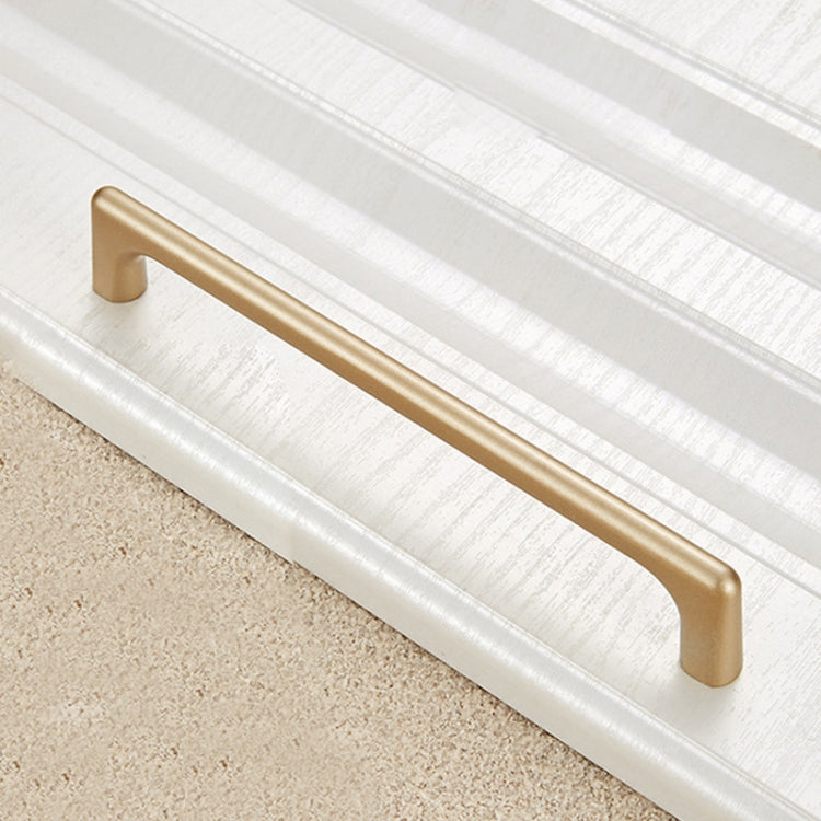 2 PCS 9011-160 Modern Simple Cabinet Door Handle Drawer Wardrobe Zinc Alloy Handle (Gold)