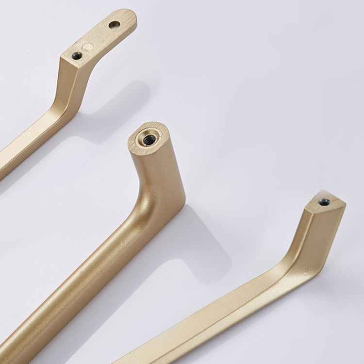 2 PCS 9011-160 Modern Simple Cabinet Door Handle Drawer Wardrobe Zinc Alloy Handle (Gold)
