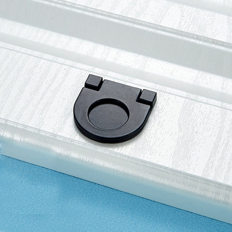 10 PCS 1052-32 Simple Cabinet Door Handle Drawer Wardrobe Zinc Alloy Handle (Black)