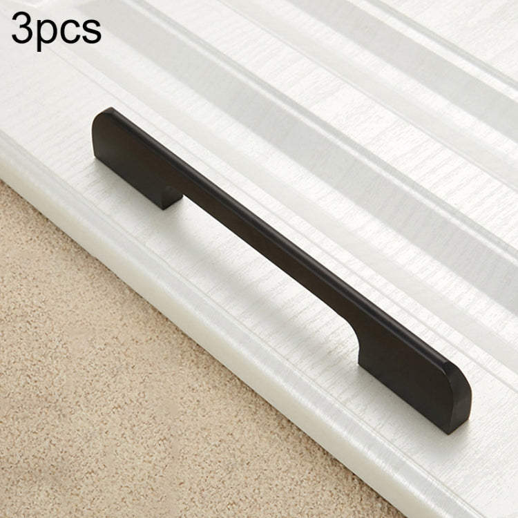 3 PCS 2049-160 Drawer Cabinet Door Aluminum Alloy Handle Straight Door Handle