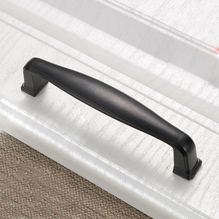 20 PCS 6227C-96 Simple Cabinet Door Handle Drawer Wardrobe Zinc Alloy Handle(Black)