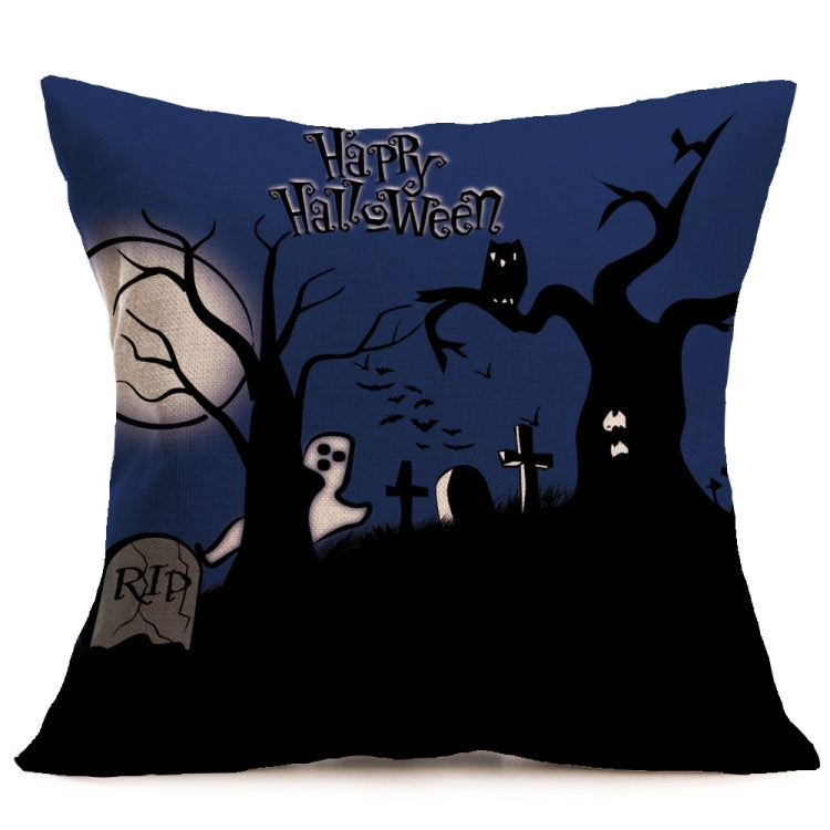 Halloween Decoration Pattern Car Sofa Pillowcase with Decorative Head Restraints Home Sofa Pillowcase,