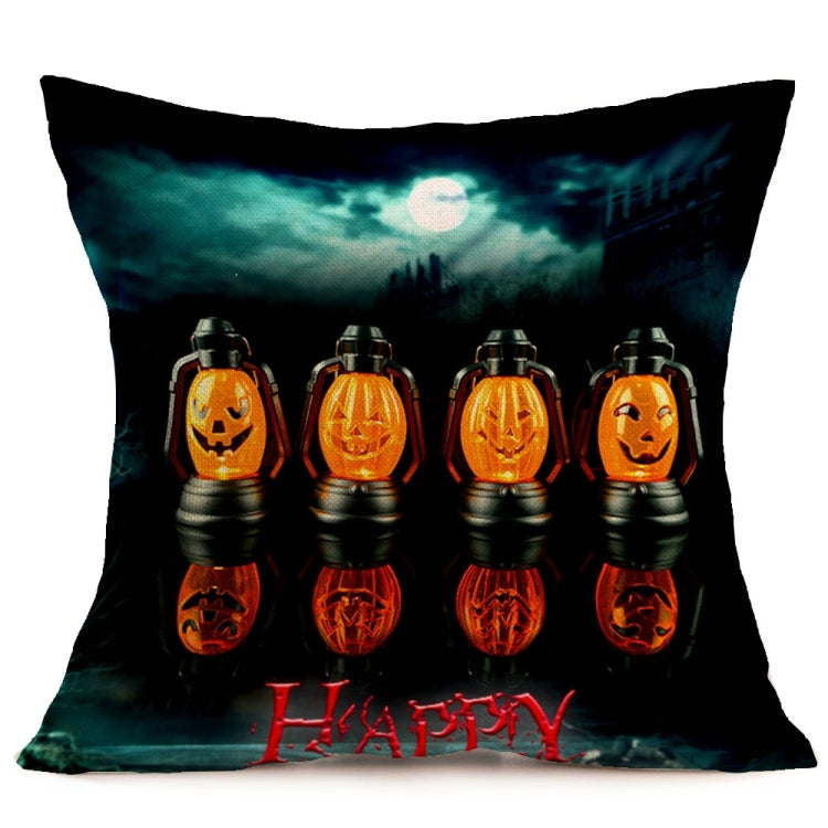 Halloween Decoration Pattern Car Sofa Pillowcase with Decorative Head Restraints Home Sofa Pillowcase,