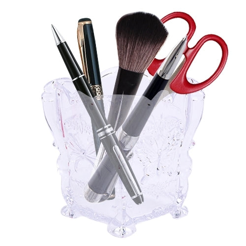 Retro Plastic Butterfly Cosmetics Container Makeup Organizer Eco-friendly Storage Box, Size: 10.5*10cm