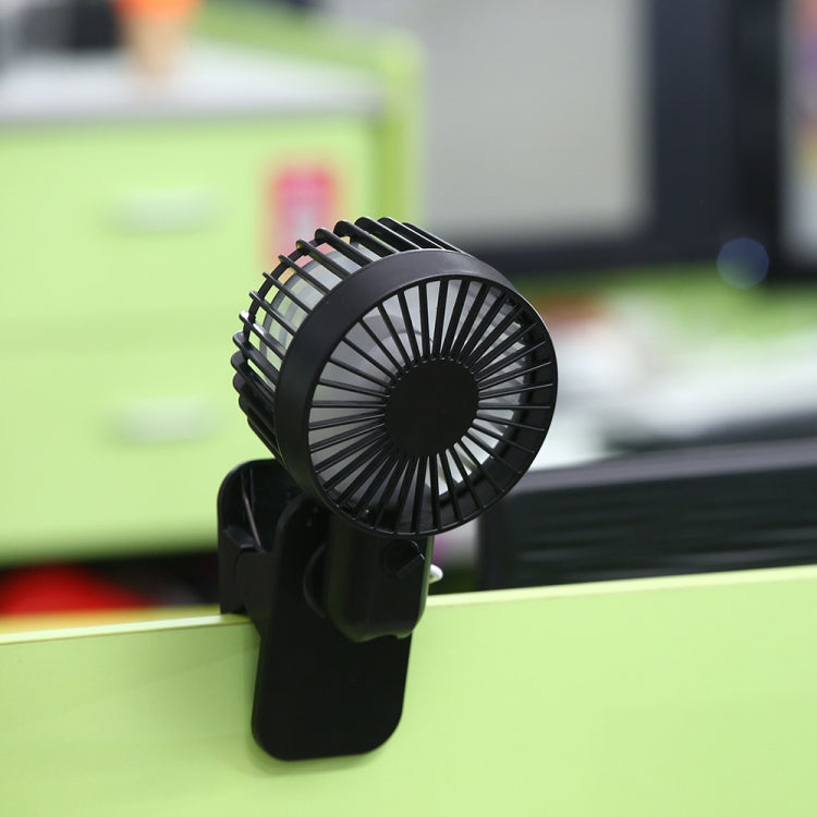 5V 1W Whisper Quiet Adjustable Tilt Cooling Desk Clip Fan, 2 Speeds