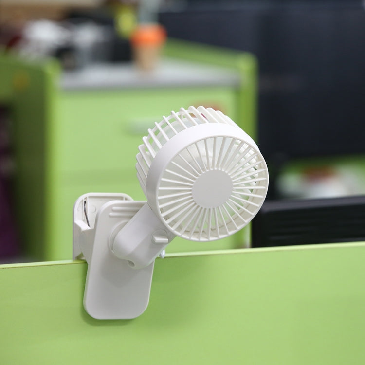 5V 1W Whisper Quiet Adjustable Tilt Cooling Desk Clip Fan, 2 Speeds