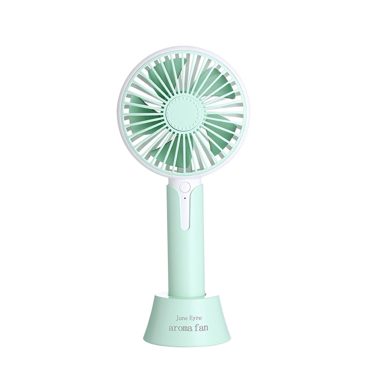 Mini DC 5V USB Rechargeable Aromatherapy Cooling Handheld Fan, 3 Speeds