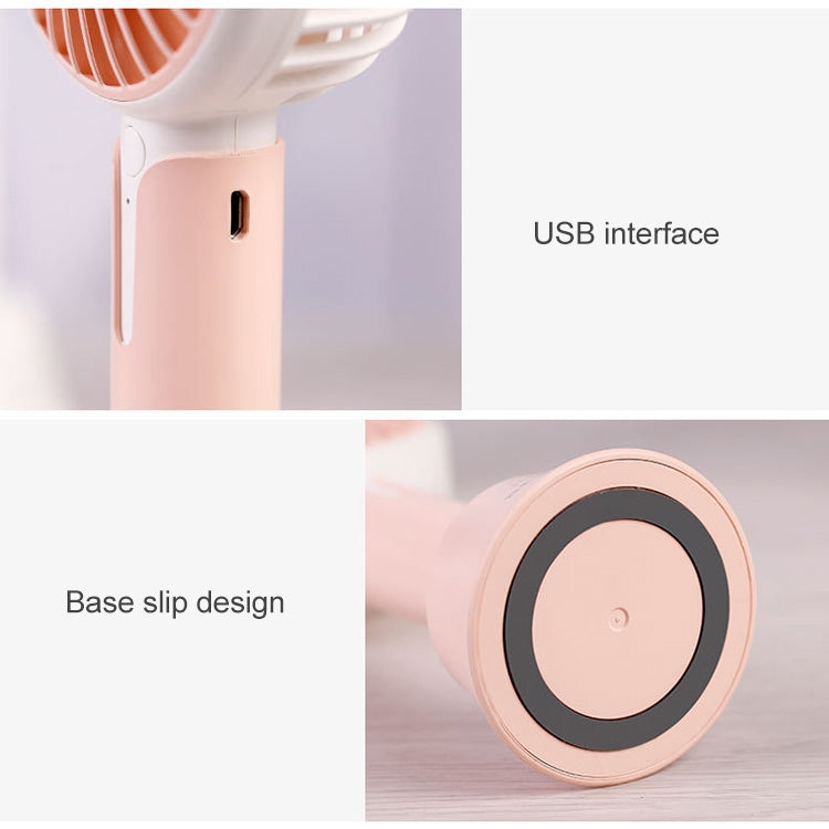 Mini DC 5V USB Rechargeable Aromatherapy Cooling Handheld Fan, 3 Speeds
