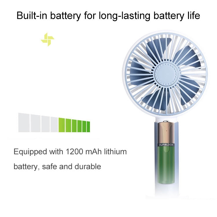 Mini DC 5V USB Rechargeable Aromatherapy Cooling Handheld Fan, 3 Speeds