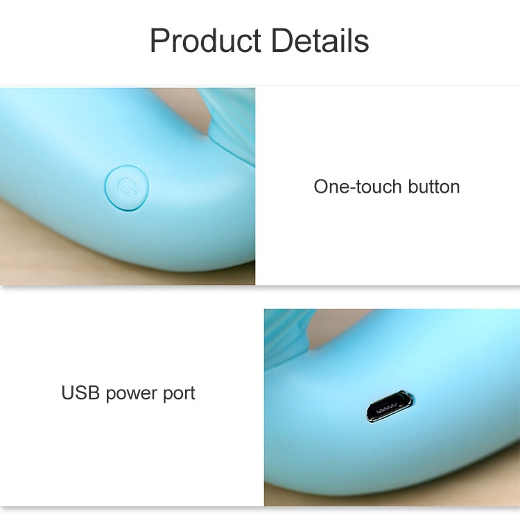Portable Outdoor Handheld USB Charging Cartoon Squirrel Shape Mute Cooling Fan 3 Speeds