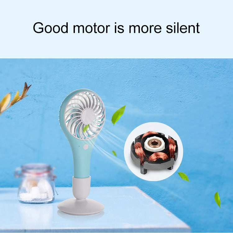 Outdoor Portable USB Rechargeable Mini Desk Cooling Handheld Fan, 2 Speeds
