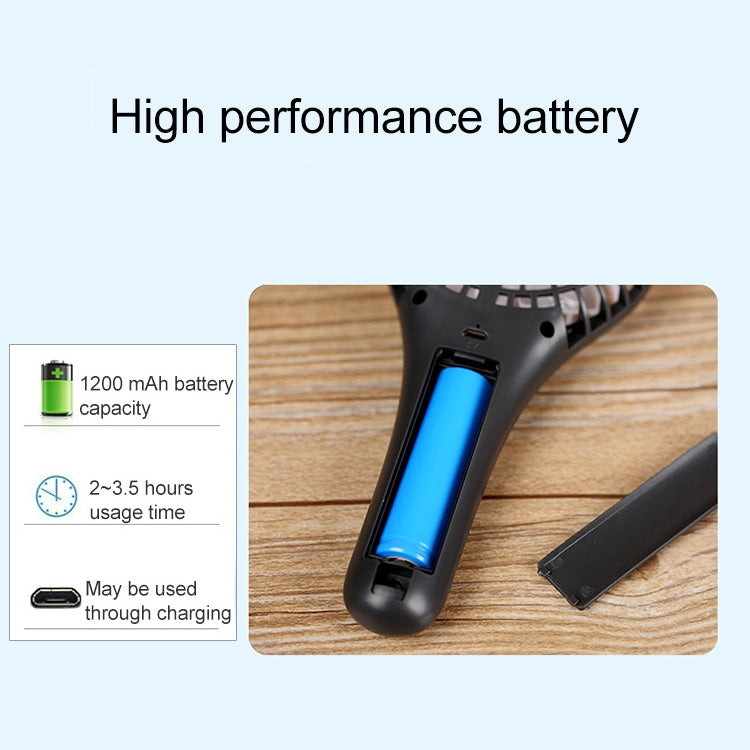 Outdoor Portable USB Rechargeable Mini Desk Cooling Handheld Fan, 2 Speeds