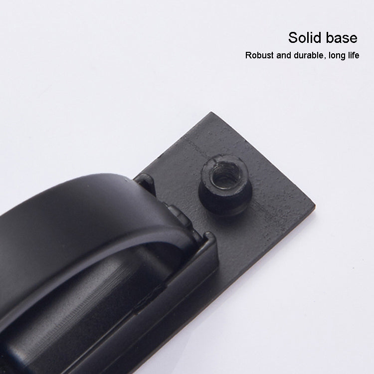 5 PCS 4206-85 Tatami Hidden Embedded Rotating Flip Cover Button(Black)